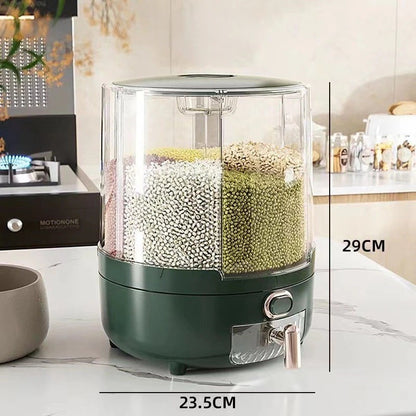 360° Large Rice Storage Box