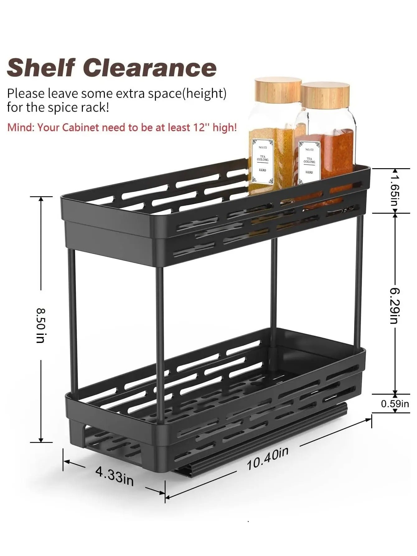 WORTHBUY Spice Jar Organizer